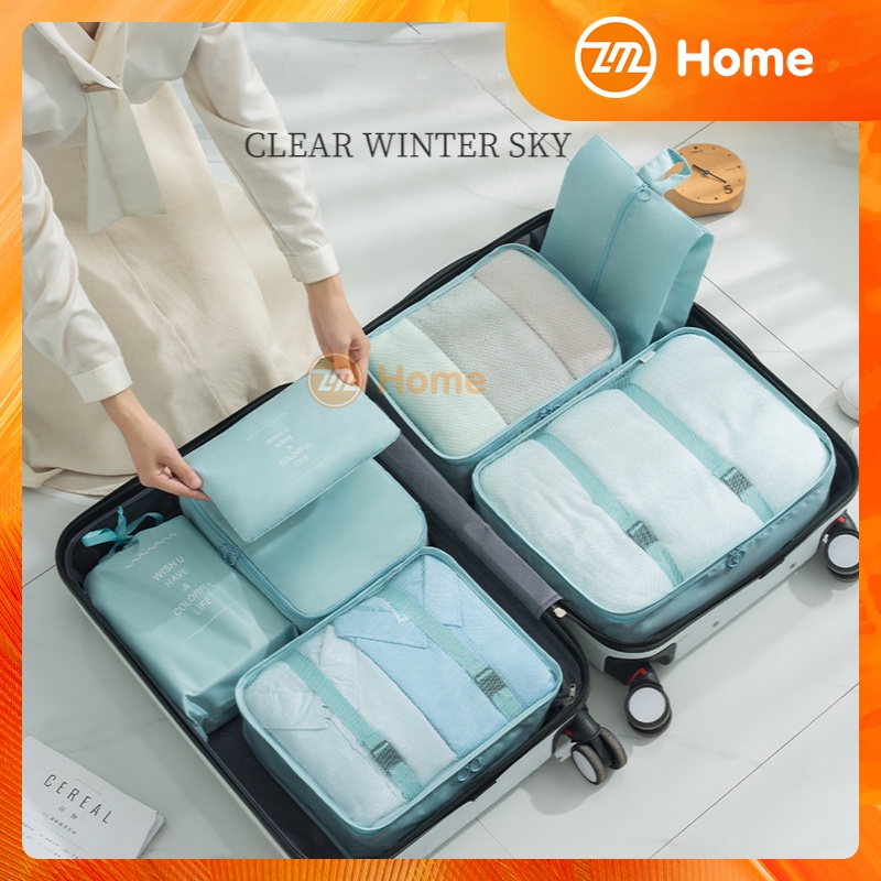 Set 7 Túi Đựng Đồ Đa Dụng Cho Du Lịch