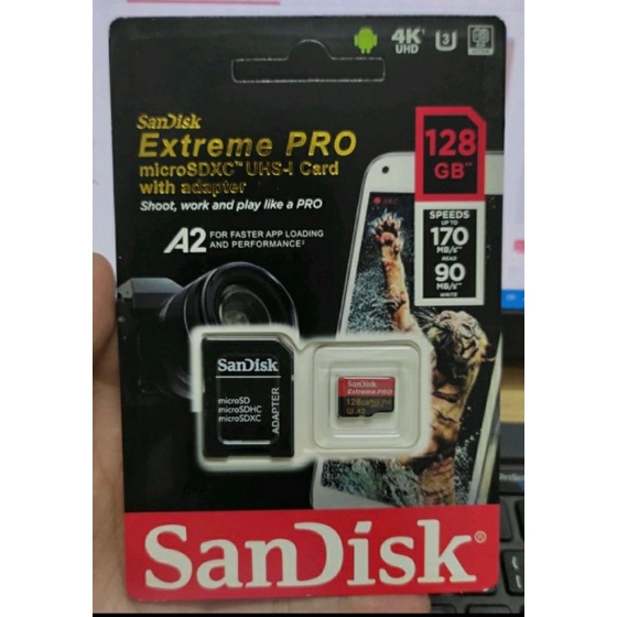 ✅Hàng Chính Hãng✅ Thẻ nhớ MicroSDXC SanDisk Extreme PRO A2 - 32GB 64GB 128GB V30 U3 Class 10 UHS-I 170MB/s