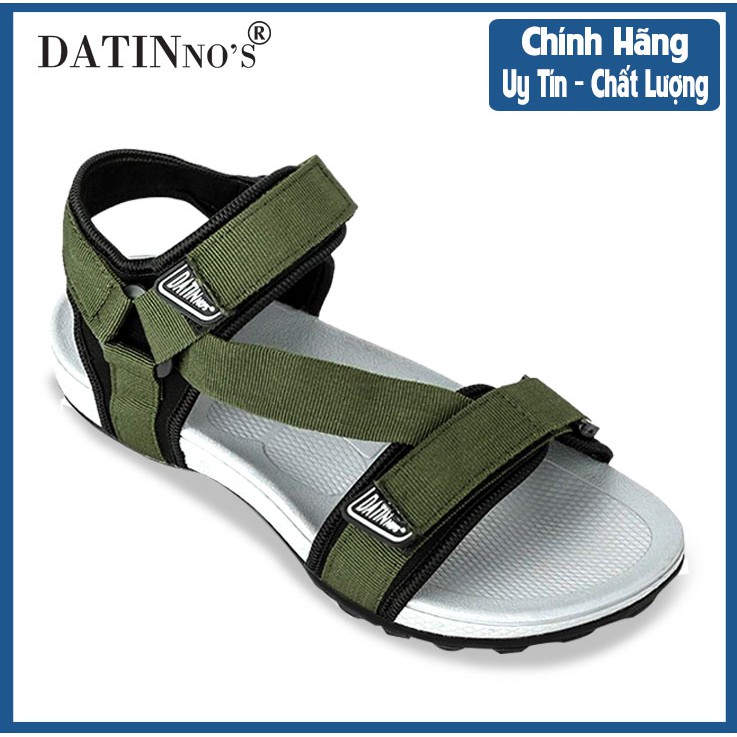 Giày Sandal Nam Quai Ngang Thời Trang DATINNOS (BẢO HÀNH CHÍNH HÃNG 12 THÁNG ĐƯỢC ĐỔI SIZE)  SDDN103 Đen Xanh Đỏ Xám Rêu