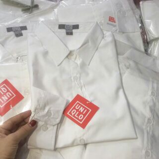 Sơ mi uni thô lụa k nhăn nhàu, về thêm màu xanh