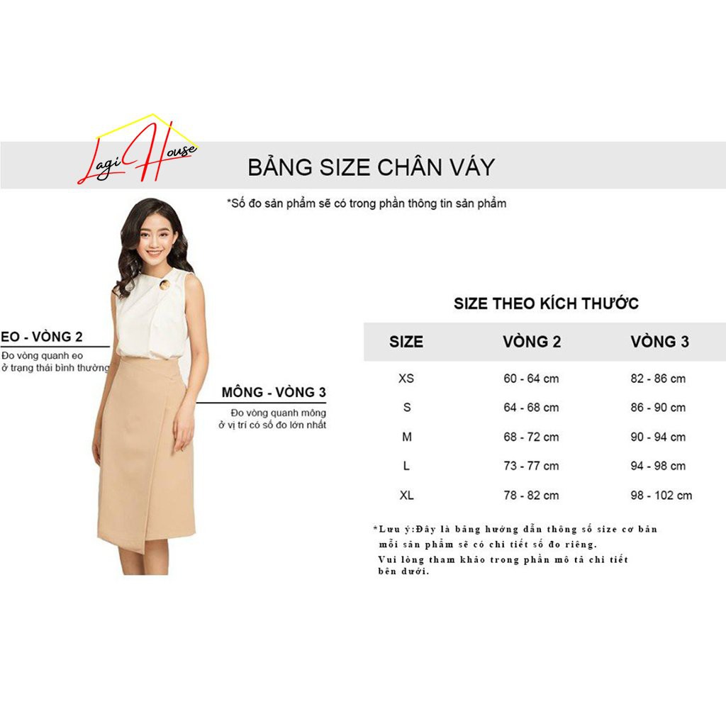 Chân váy bút chì Lagi cạp cao, váy ngắn xẻ sau thiết kế công sở sang trọng thanh lịch | BigBuy360 - bigbuy360.vn