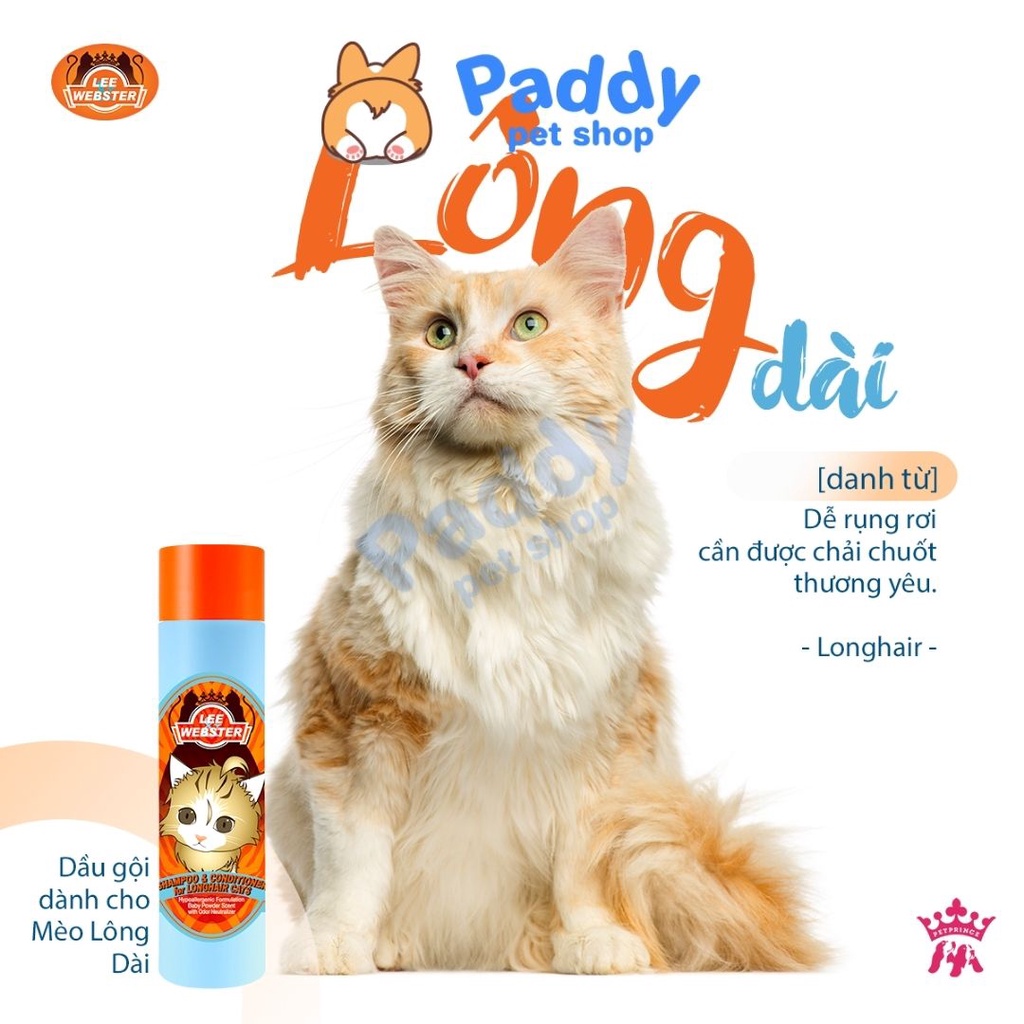 Sữa Tắm Lee &amp; Webster Cho Mèo Mọi Lứa Tuổi 280g