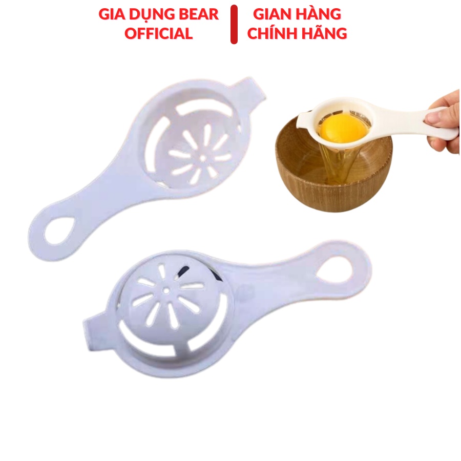 Dụng cụ tách lòng đỏ trứng thông minh đa năng Bear, tiết kiệm thời gian và thuận tiện