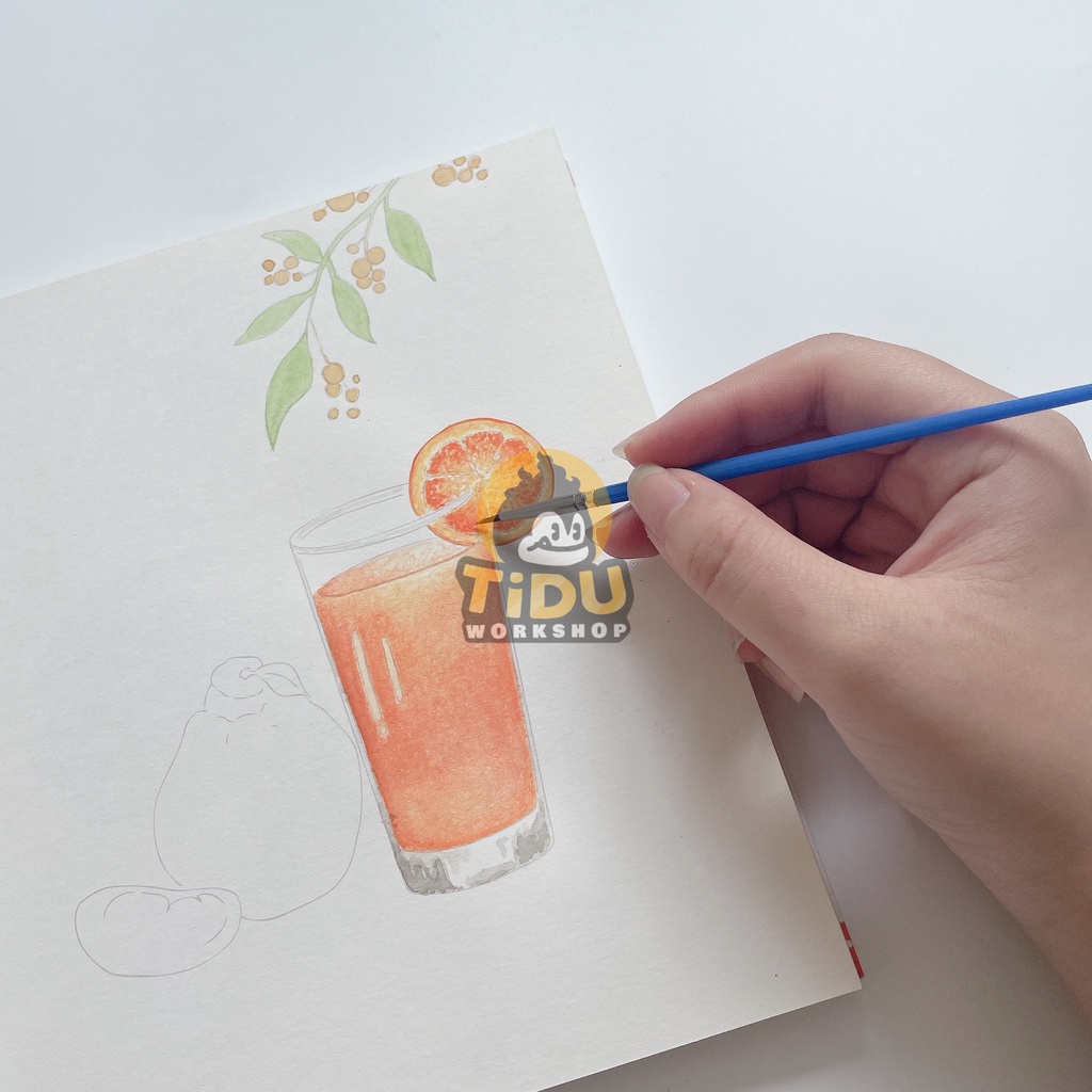 5 Cọ Đầu Nhọn Vẽ Các Chi Tiết Nhỏ/Chuyên Dùng Với Màu Nước/Màu Dầu/Màu Acrylic.