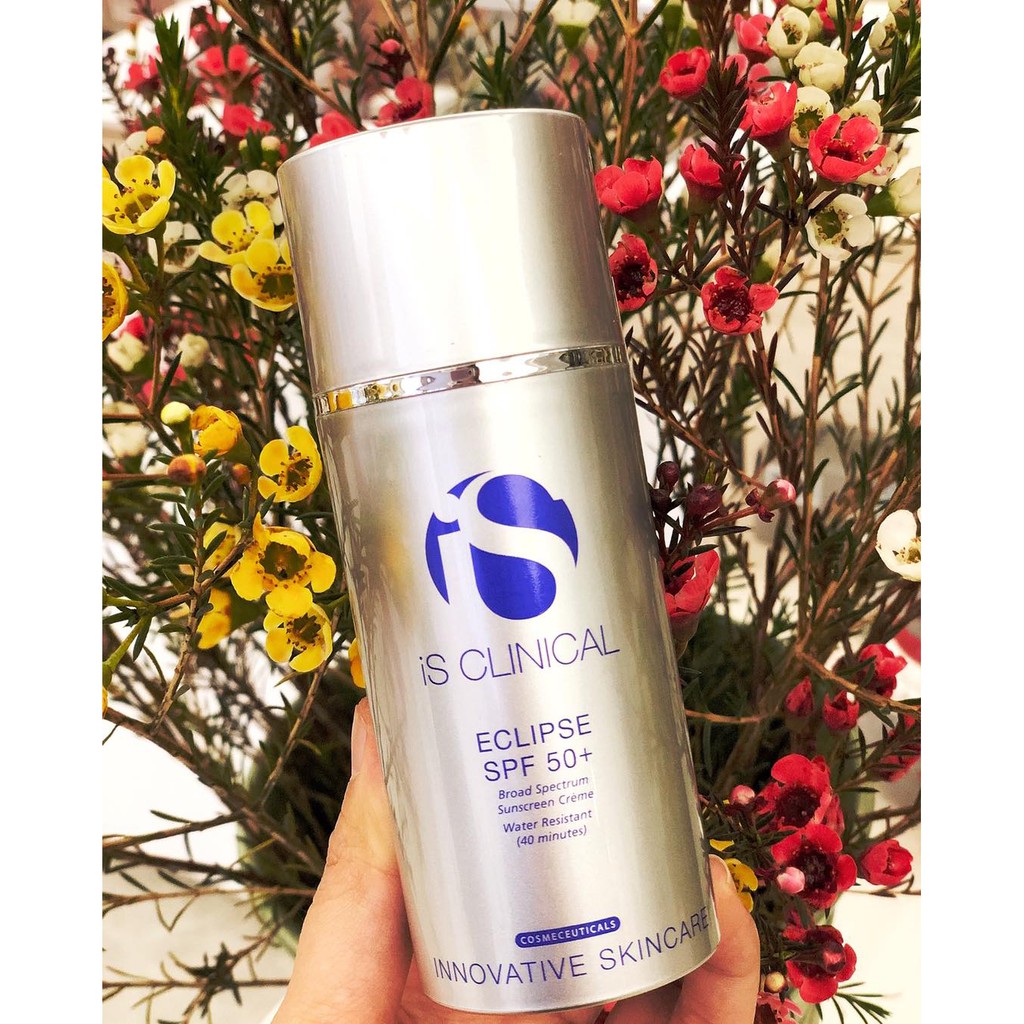 [Bill US, nobox] Kem chống nắng iS Clinical Eclipse SPF50 Broad Spectrum Sunscreen 100g