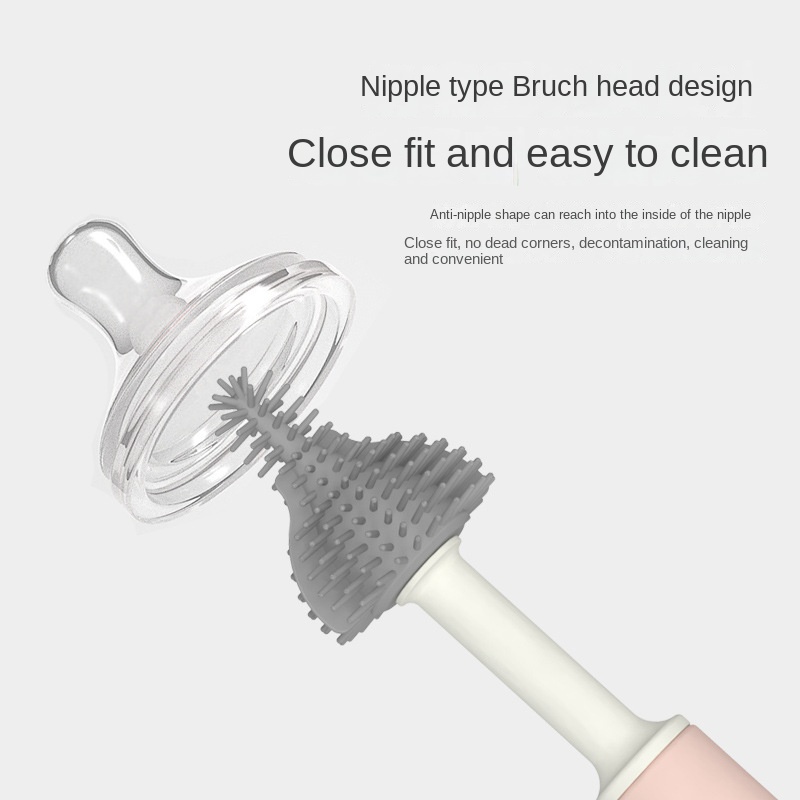 Bộ Cọ Vệ Sinh Bình Sữa Em Bé Xoay 360 Độ MY0120