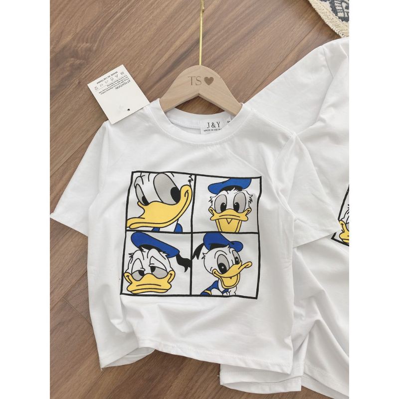 áo đôi mẹ và bé- áo mẹ và con gái áo đôi mẹ và bé trai mùa hè chất cotton mịn mát