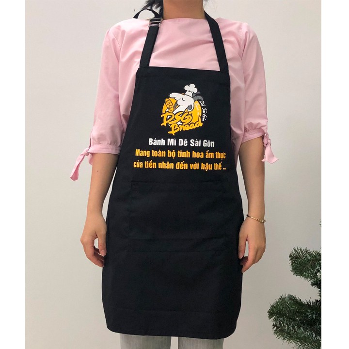 ⚡ [FREE SHIP]⚡  Tạp Dề IN Logo Theo Yêu Cầu Cho Nam và Nữ, Giao Nhanh Trong Ngày, Hỗ Trợ Thiết Kế Mẫu In