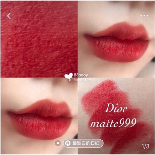 Son Dior 999 matte lipstick [Fullbox/ Fullsize] airpay 675