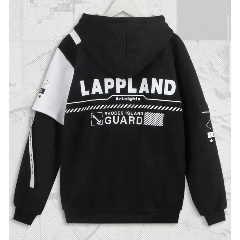 Áo Khoác Hoodie Tay Dài Có Khóa Kéo Hóa Trang Nhân Vật Arknights