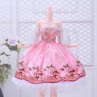 Đầm cưới đồ chơi búp bê Barbie 60cm