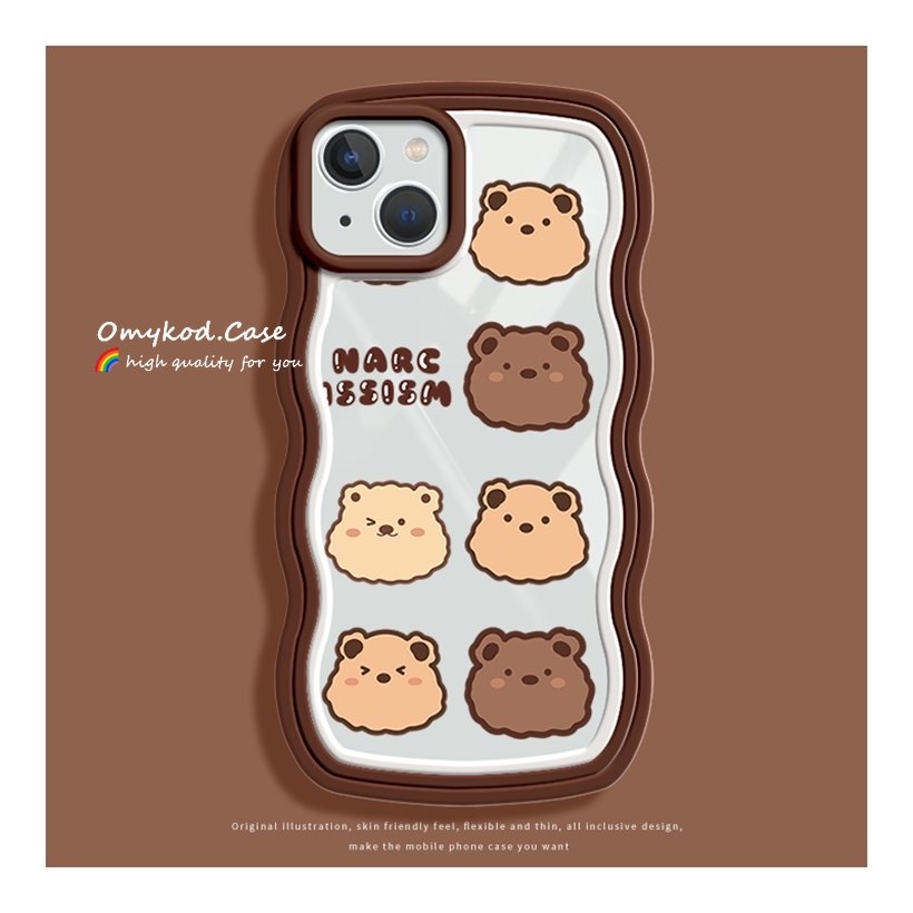 Ốp Điện Thoại TPU Mềm Chống Sốc Chống Bụi Hình Gấu Dễ Thương Cho Samsung S22 S21 S20 Plus Ultra S20 S21 FE Note 20 Plus