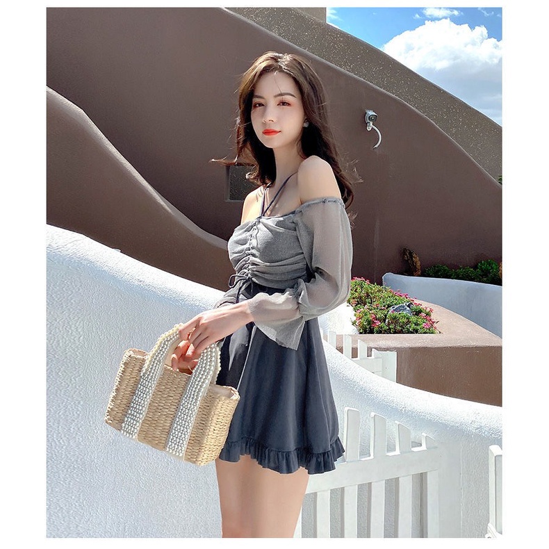 Bộ Đồ Bơi Thiết Kế Quyến Rũ Thời Trang Mùa Xuân Hàn Quốc | BigBuy360 - bigbuy360.vn