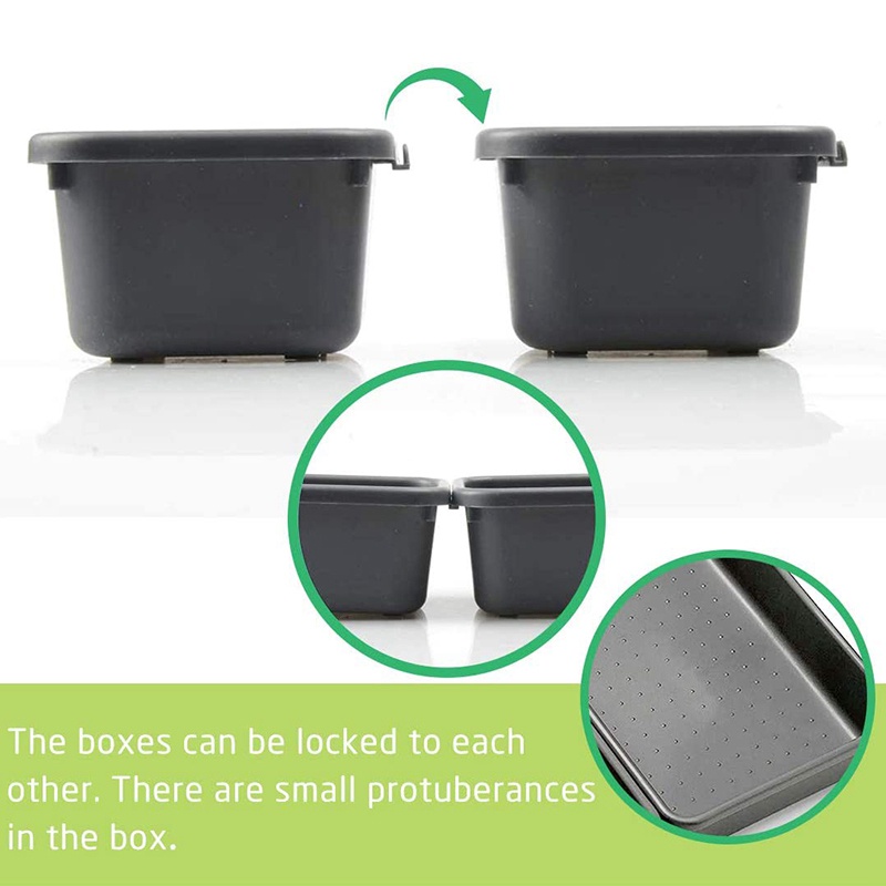 18 Pack Interlocking Drawer Organizer Tray, Multi-Purpose Desk Drawer Tray Organizer for Kitchen Bathroom Office Bedroom