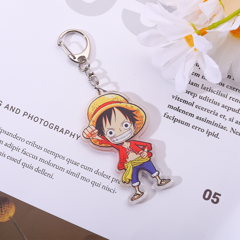 Móc Khóa Hình Nhân Vật Hoạt Hình ONE PIECE Dễ Thương