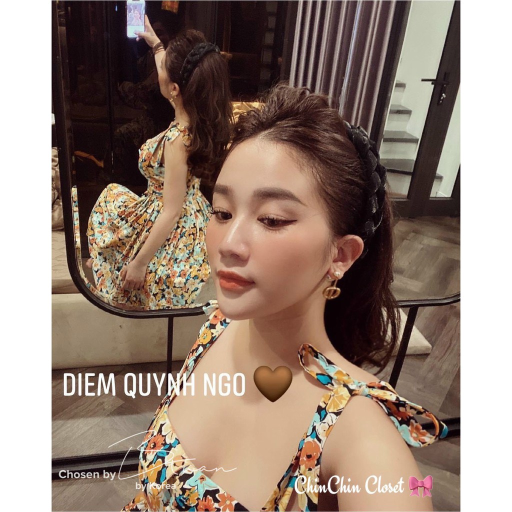 VN113 - VÁY XÒE 2 DÂY HOA XINH HÀNG TK NỮ | BigBuy360 - bigbuy360.vn