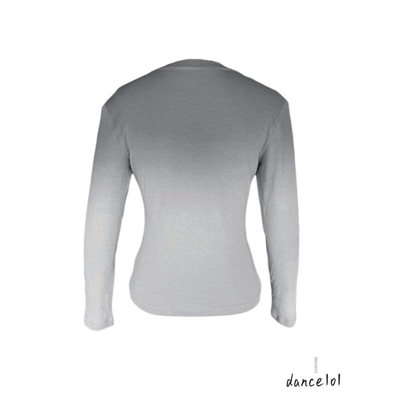 Áo Dệt Kim Nữ Tay Dài Cổ Tròn In Hình Đầu Lâu dance1o1