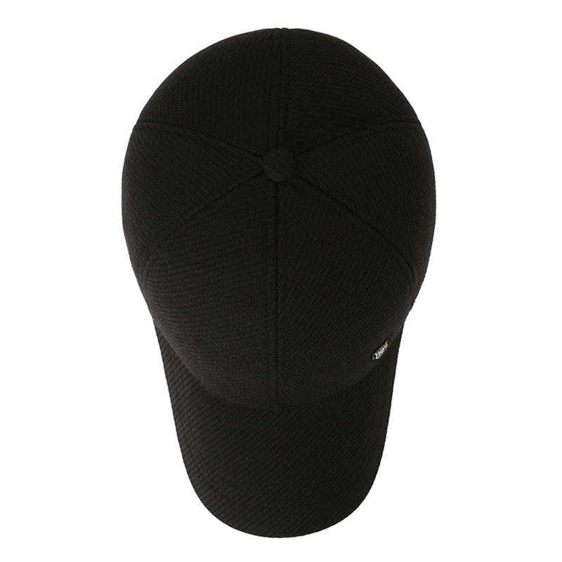 Mũ Lưỡi Trai Vải Len Dày Dặn Giữ Ấm Mùa Đông Phong Cách Retro Cho Nam