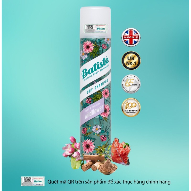 Dầu gội đầu khô Batiste 200ml - Chính hãng | BigBuy360 - bigbuy360.vn