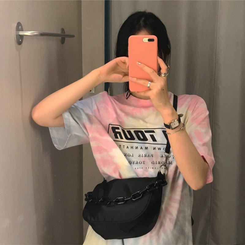 Xiaozhainv Túi đeo chéo dây xích phong cách Hàn Quốc trẻ trung sành điệu cho nữ