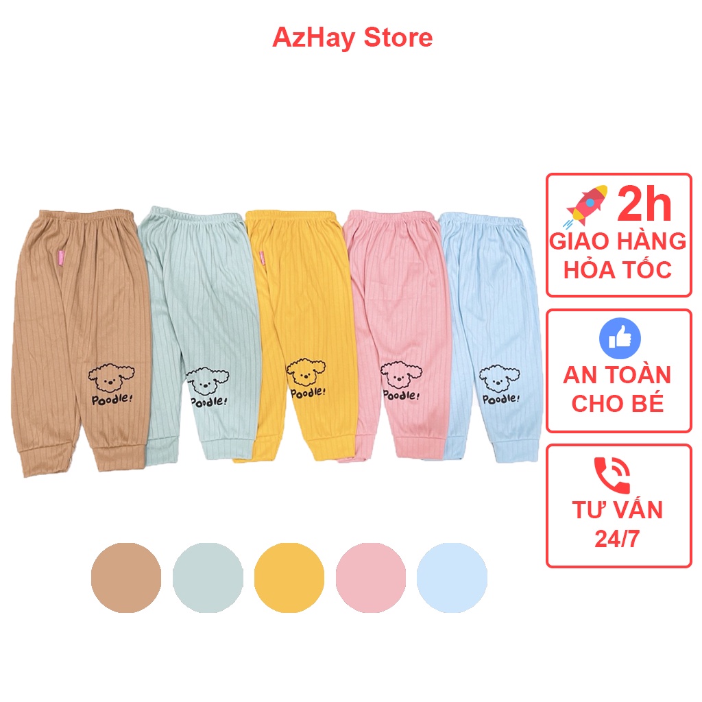 Quần dài cho bé, quần bé trai, quần dài bé gái chất cotton cho bé từ 8-20kg