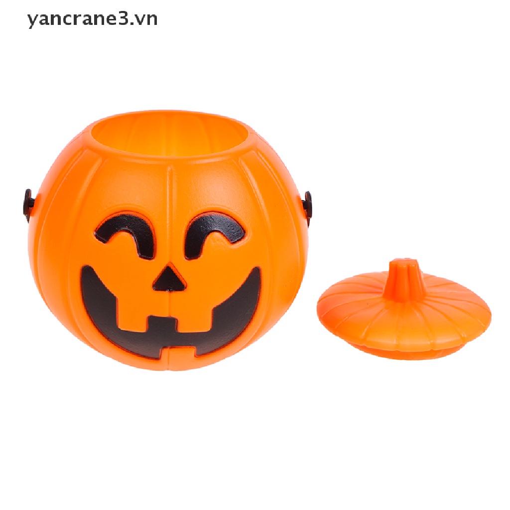 Xô Bí Ngô Nhựa Trang Trí Halloween yancrane3.vn} 3