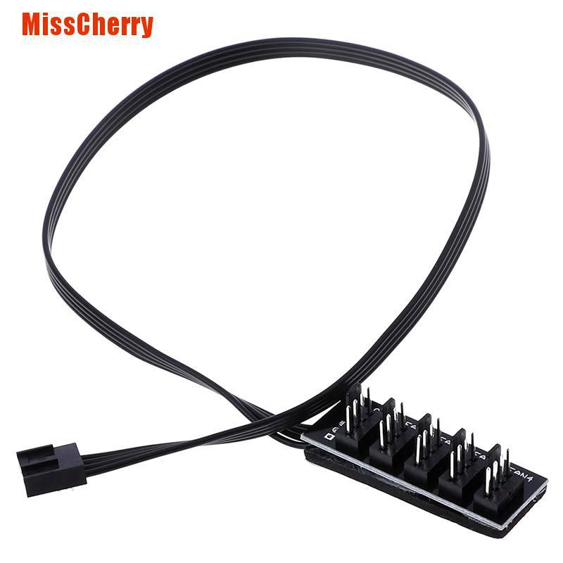 Bộ Chuyển Đổi Quạt Tản Nhiệt Cpu 40cm 1 Sang 5 4-pin