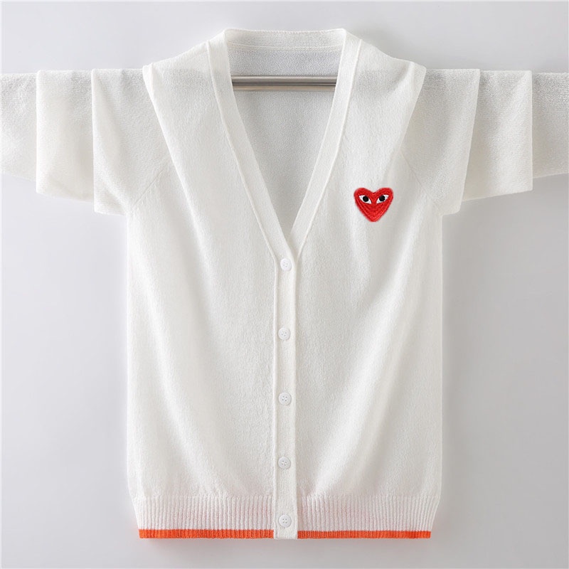 Áo khoác Cardigan chống nắng vải lụa lạnh mỏng thời trang cho bé