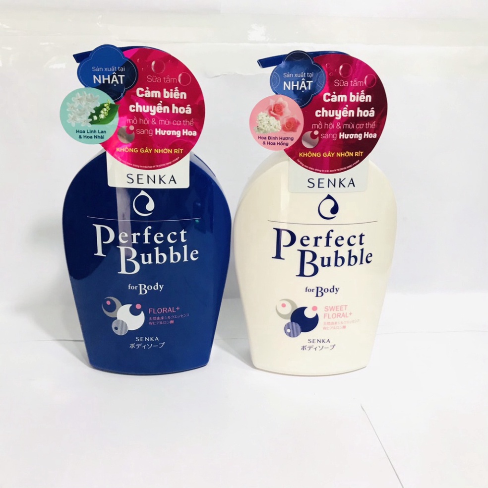 Sữa tắm dưỡng ẩm Senka Perfect Bubble for Body 500ml