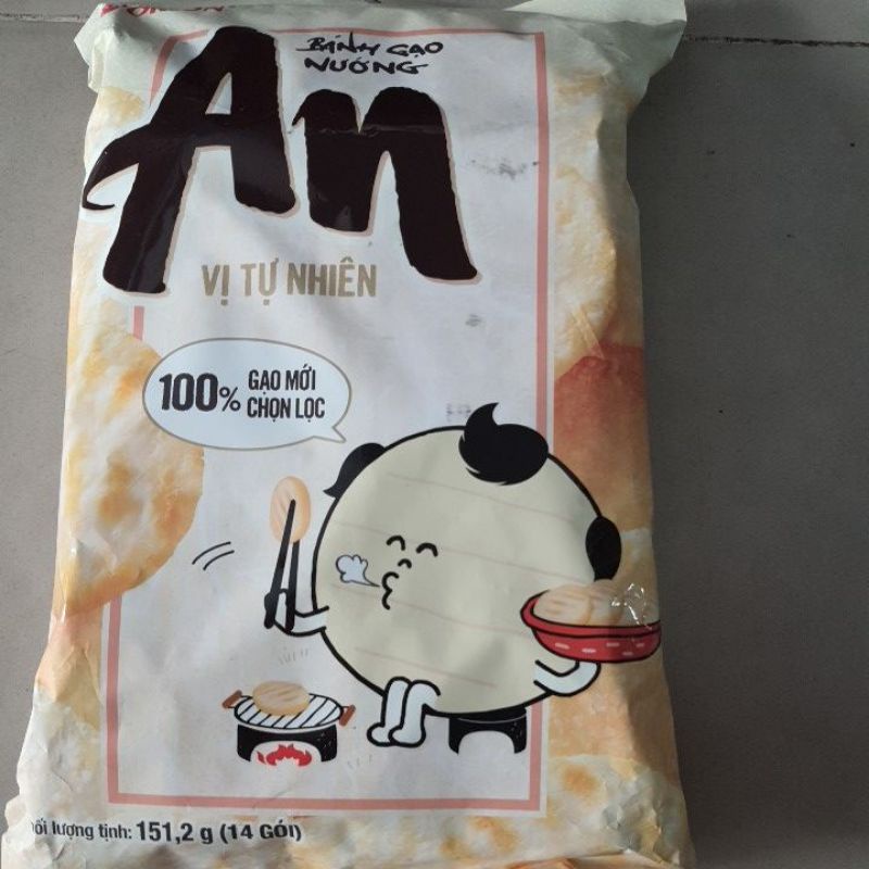 BÁNH GẠO AN VỊ TỰ NHIÊN/VỊ TẢO BIỂN/VỊ KHOAI TÂY PHÔ MAI NƯỚNG LOẠI 151gr
