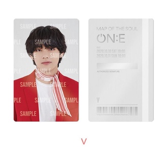 BTS OFFICIAL,CARD VÉ BTS CONCERT:ONE (HÀNG OFF,SẴN)