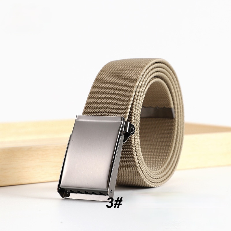 Mới Thắt Lưng Vải canvas Thoáng Khí Thời Trang Cho Nam Nữ