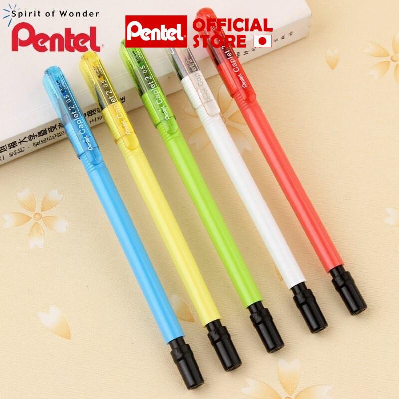Bút Chì Kim Pentel A105C Có Nắp| Kích Cỡ Ngòi 0.5mm  | Kèm Tẩy Ở Bút | Màu Sắc Bắt Mắt