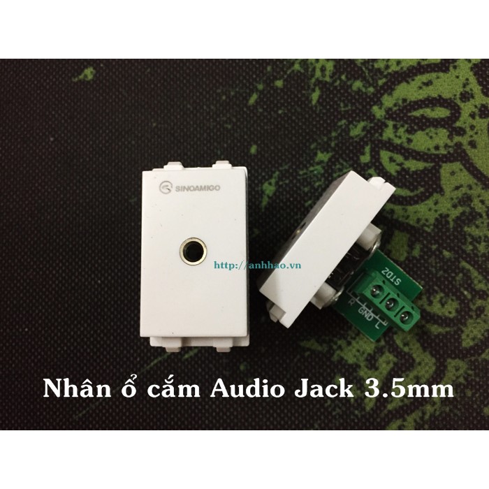 Hạt cắm âm sàn Audio Jack 3.5mm