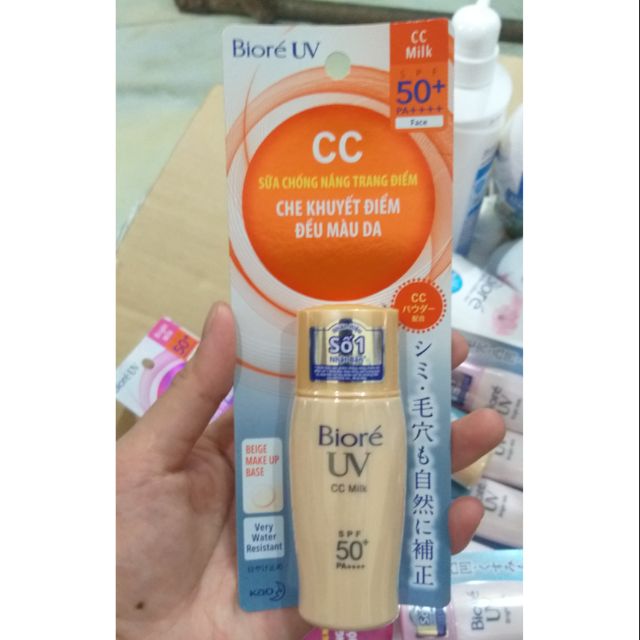 Sữa Chống Nắng trang điểm Biore UV Color CC Milk
SPF50+/PA+++