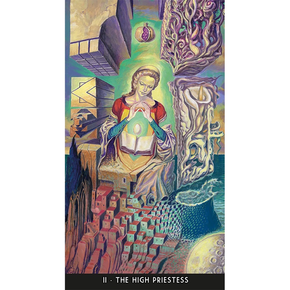 Bộ Bài Surrealist Tarot 78 Lá Tặng Đá Thanh Tẩy SB42