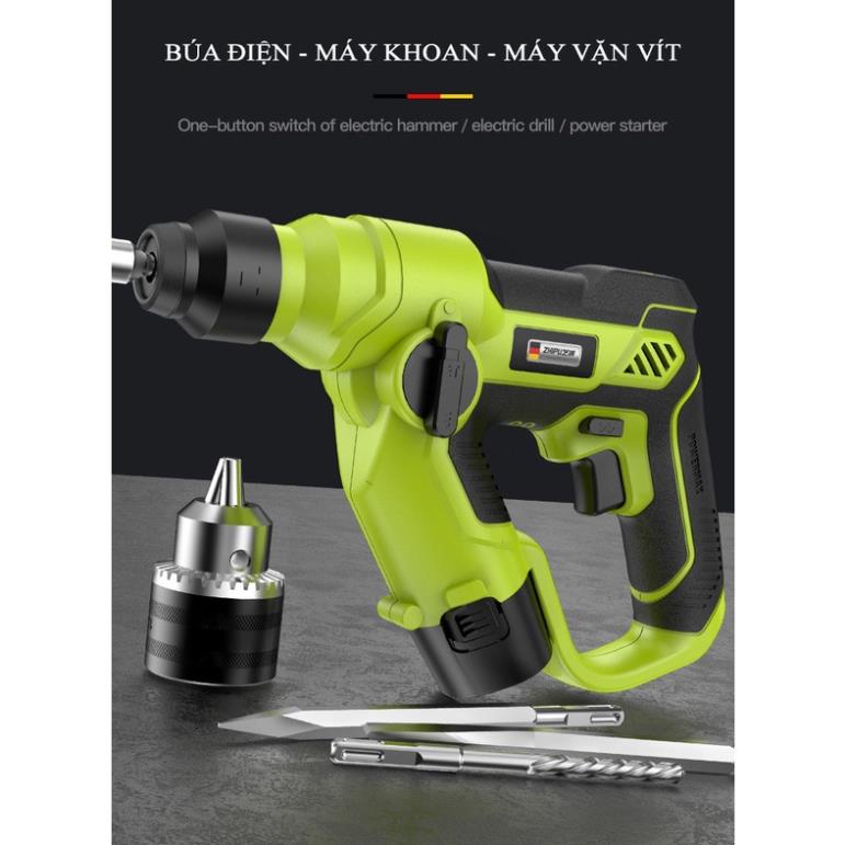 Máy khoan bê tông, Máy khoan dùng pin 12V công suất 850W - Một sản phẩm của Zhipu -100% Thương hiệu và công nghệ của Đức