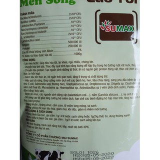 men cao tỏi sumax - thuốc thú y