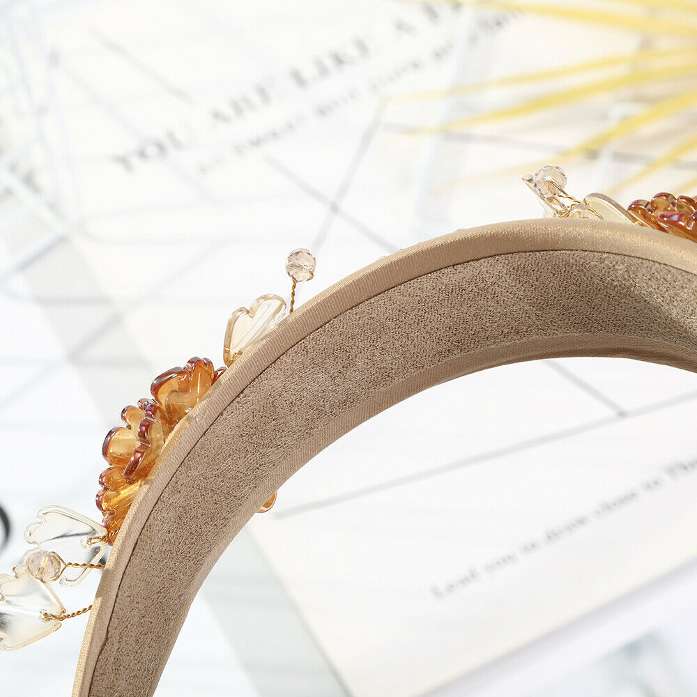 Băng đô cài tóc đính đá và ngọc trai nhân tạo xinh xắn dành cho nữ