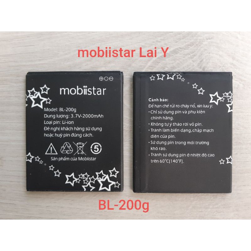 Pin mobiistar Lai Y (BL-200g) CHÍNH HÃNG