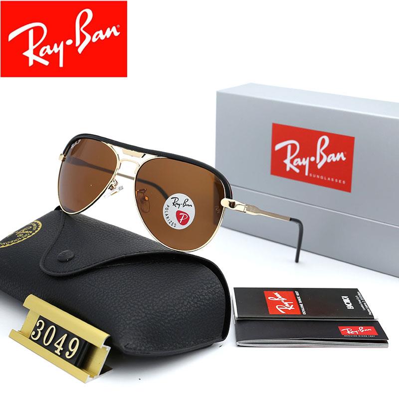 Aviator Ray-Ban_ chính hãng Kính râm 2021 Thời trang Hàn Quốc mới Kính râm nam nữ một mảnh Cặp đôi hợp thời trang Du lịch ngoài trời Kính râm lái xes