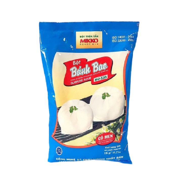 Bột bánh bao trộn sẵn có men Mikko gói 1kg