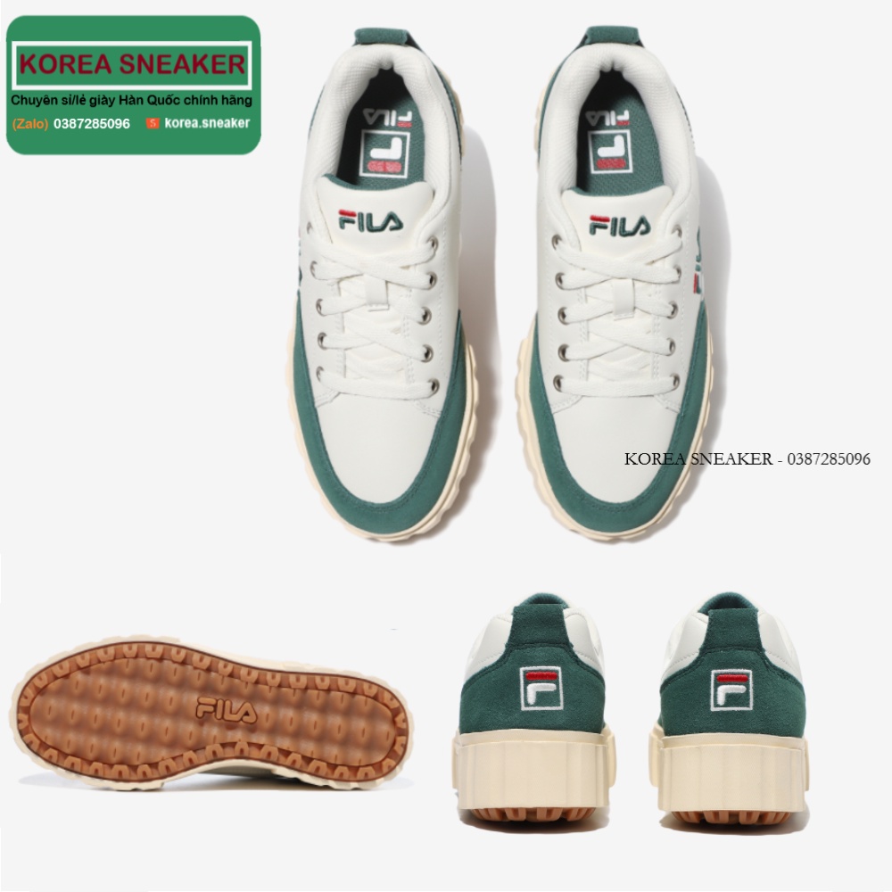 Giày Thể Thao Fila Sandblasted Raw Suede Hàn Quốc- Sneaker Chính Hãng 100%