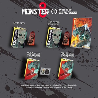 Đồ sưu tầm - monster 8 #8 tập 1 2 3 dark và bright đặc biệt