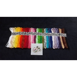 Set chỉ thêu cotton nhiều màu giá tốt