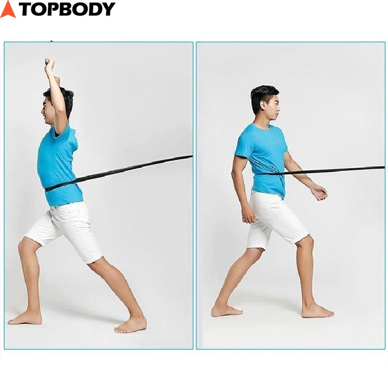 Dây Kháng Lực Powerband Đa Năng TOPBODY, Hỗ Trợ Tập Luyện Thể Thao Tiện Lợi Tại Nhà