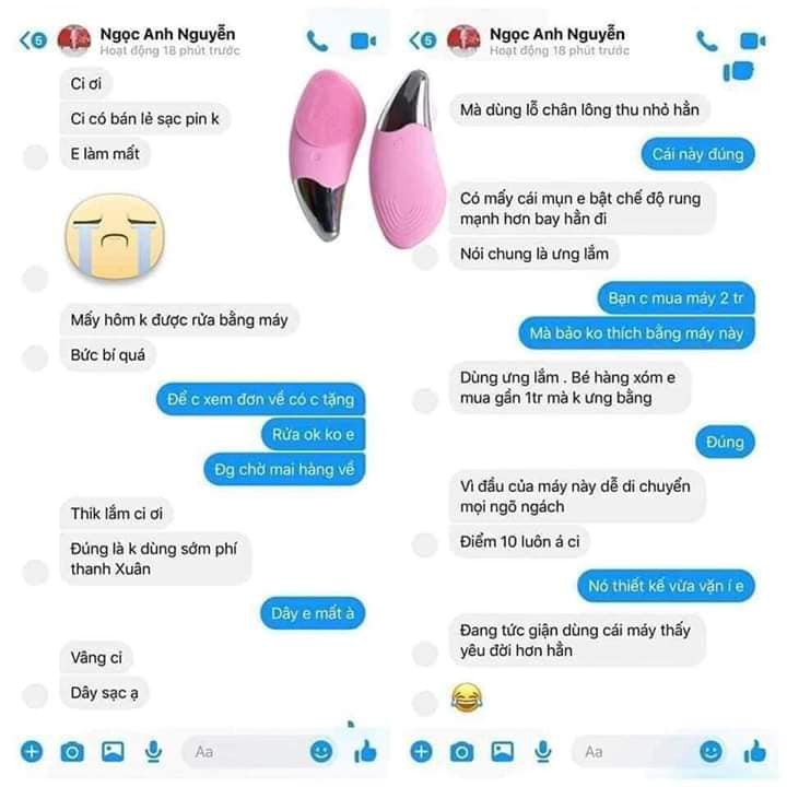 Máy Rửa Mặt 💝FREESHIP💝 Máy Massage Cầm Tay Làm Sạch Da Giảm Mụn Đầu Đen - Laco Promax 9000 nhịp rung/phút | BigBuy360 - bigbuy360.vn