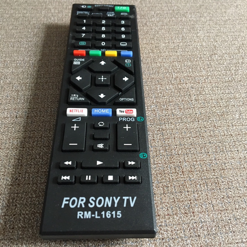 Điều khiển tivi sony RM-L1615 có nút YOUTOBE và NETFLIX hàng mới 100%