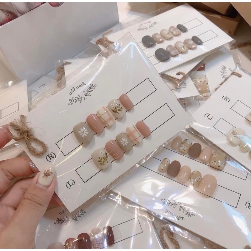 Bìa nailbox sẵn theo set 20 tờ