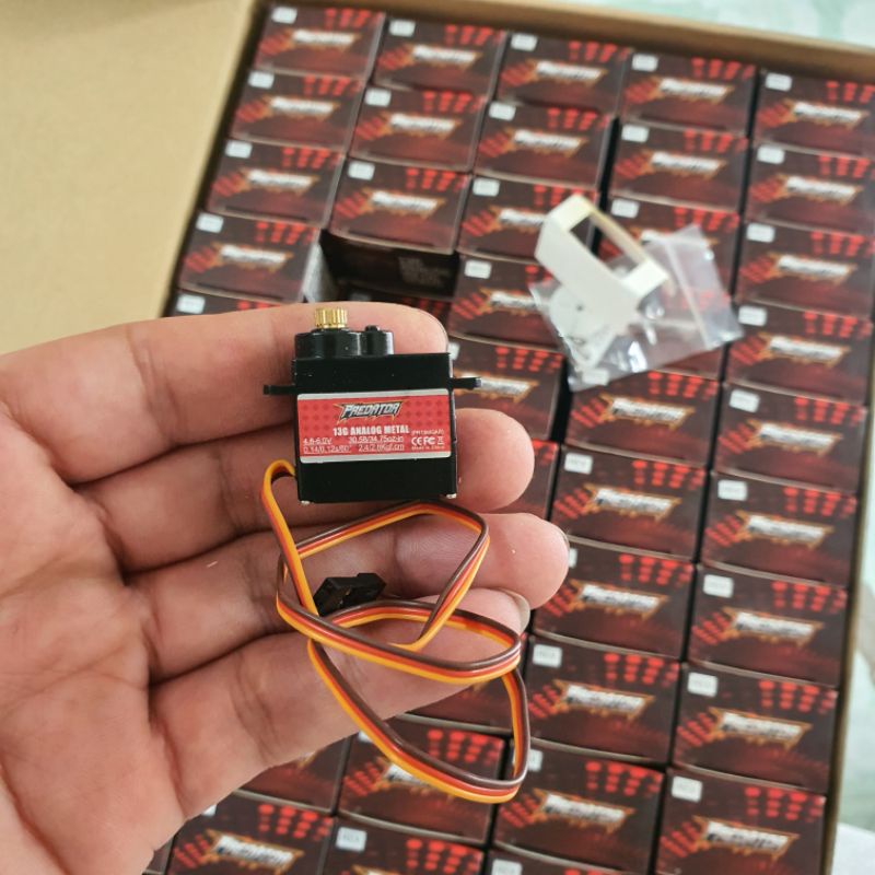 Servo FMS Predator 13g Analog nhông kim loại siêu xịn cho máy bay rc